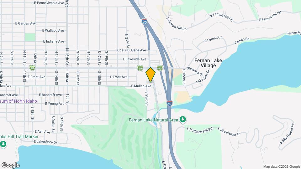 219 E Coeur D'Alene Lake Dr Map and Location Details