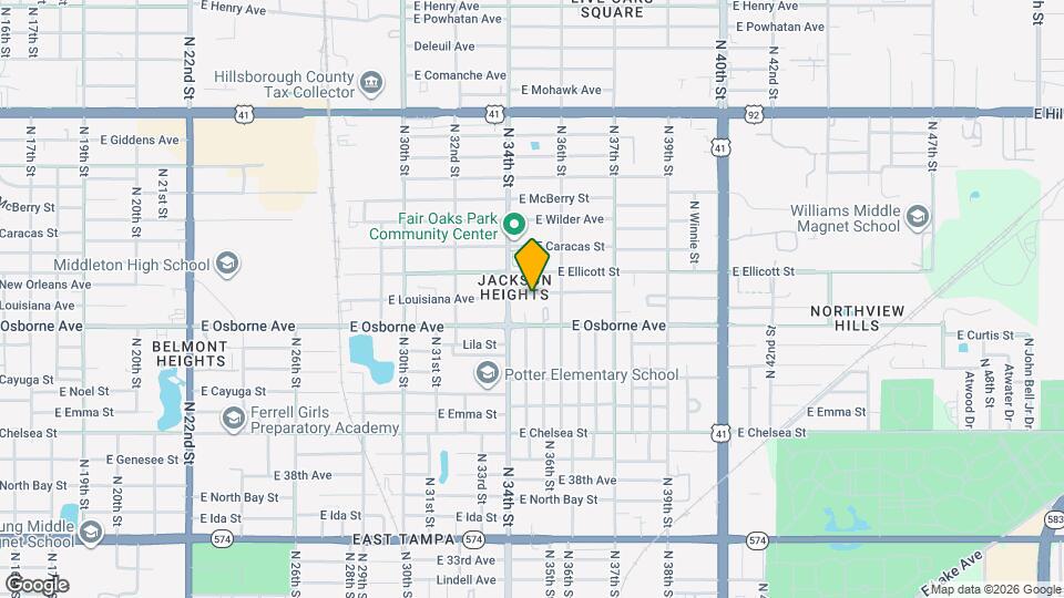 3413 E Louisiana Ave Map and Location Details