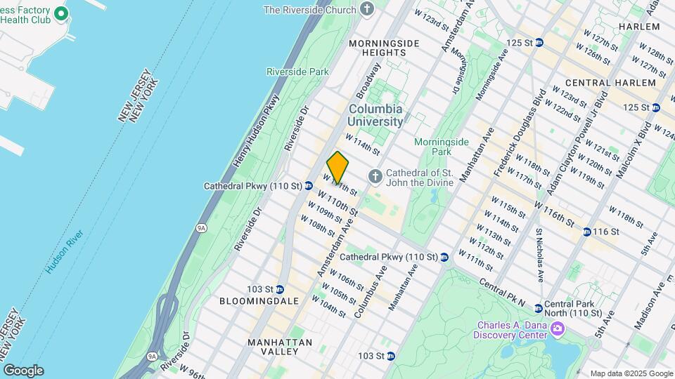 526 W 111th St Map and Location Details