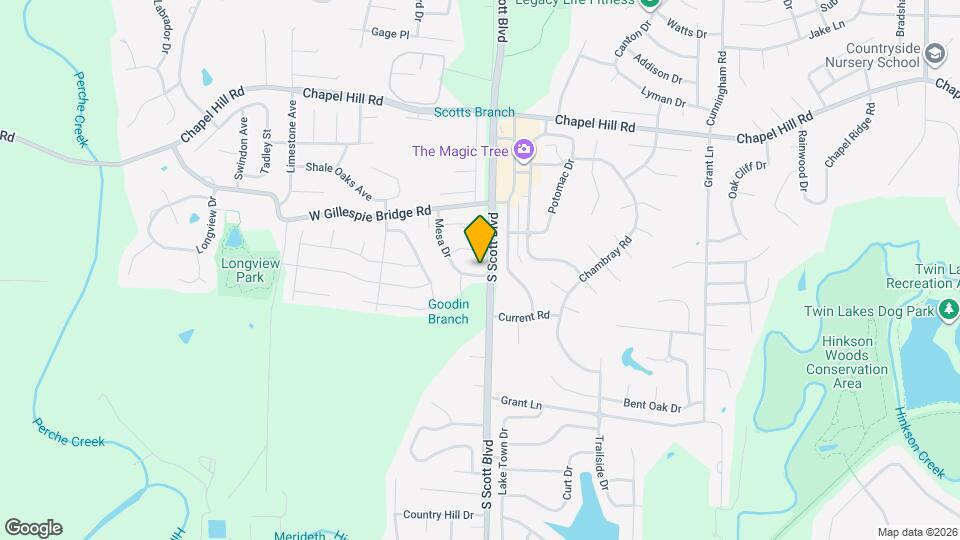 4301 Mesa Dr Map and Location Details