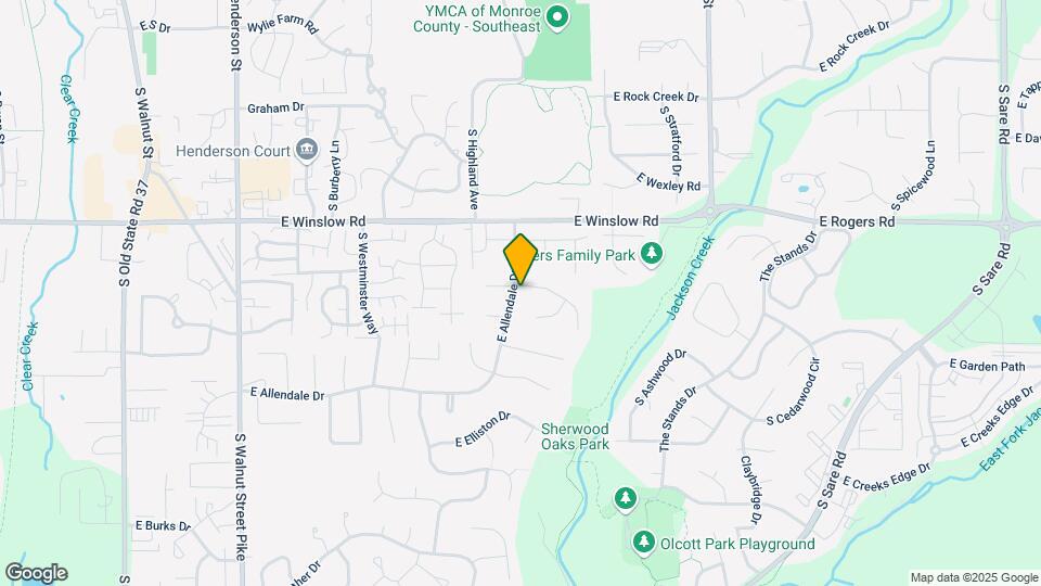 3305 S Allendale Dr Map and Location Details