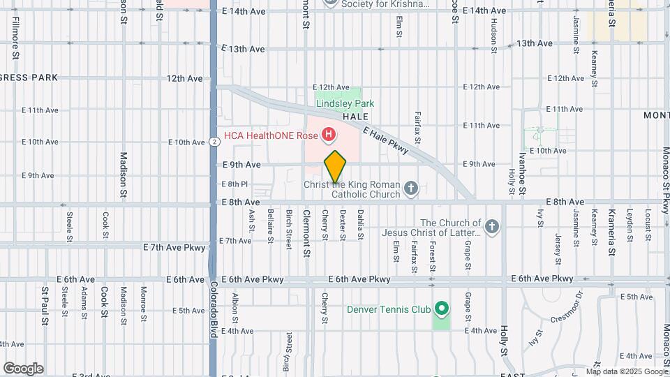 833 Dexter Apartments Map and Location Details