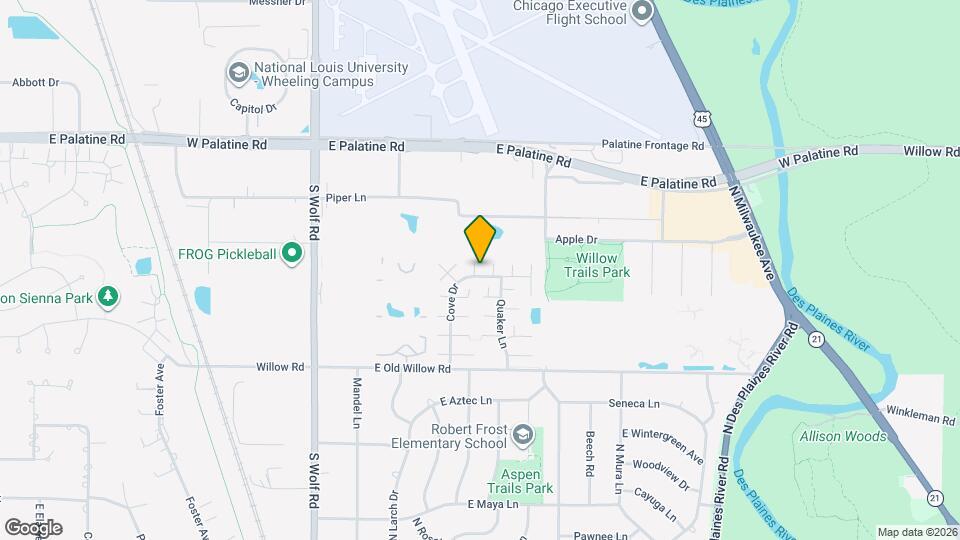 1152 Cove Dr Map and Location Details