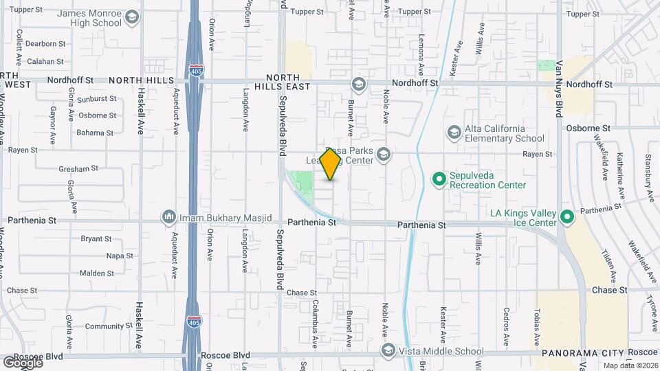 15231 Acre St, Unit D Mapa y Detalles de la Ubicación