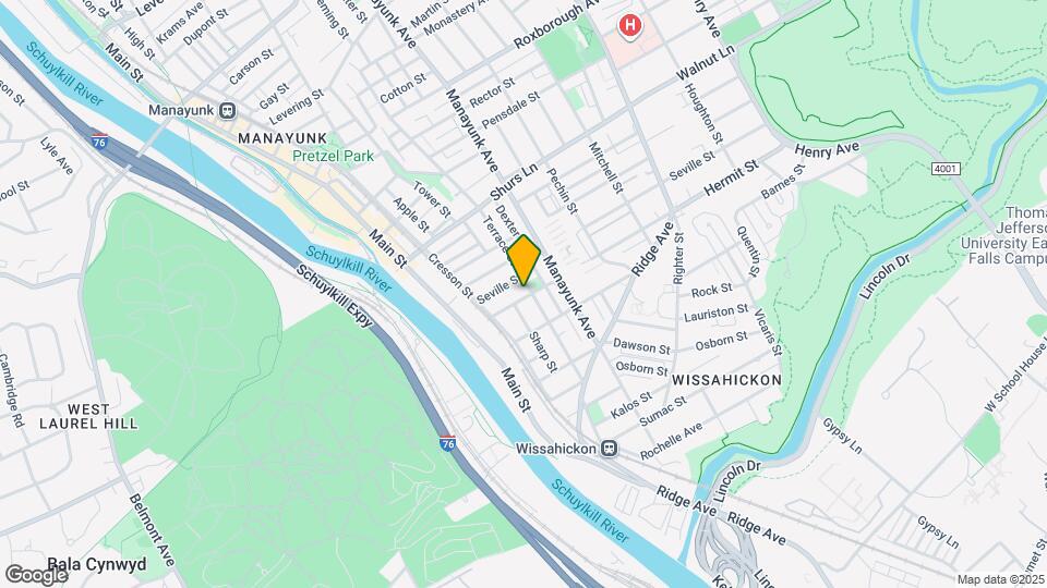 3900 Terrace St Map and Location Details