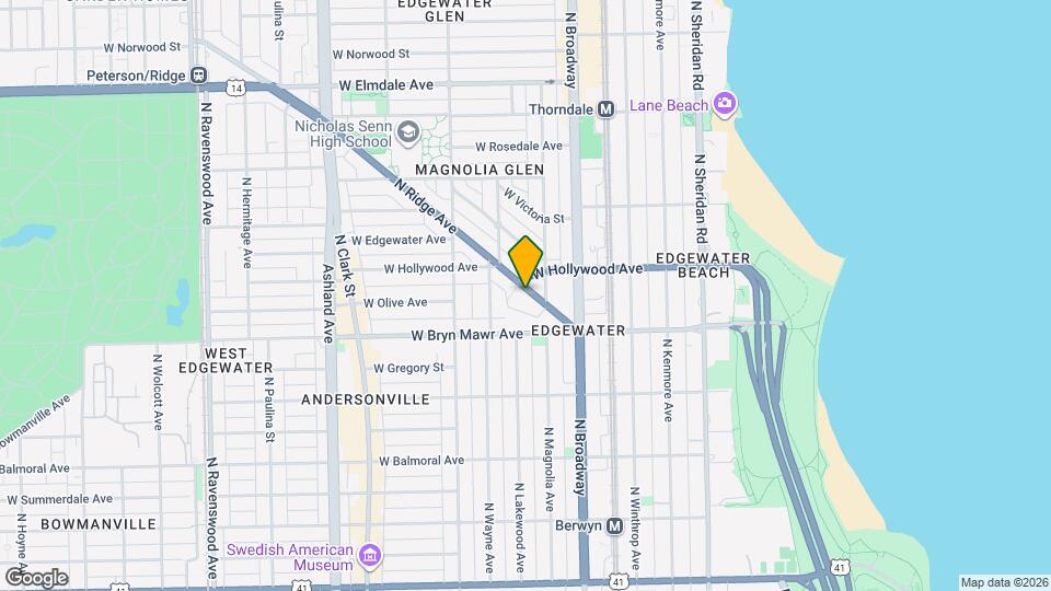 5660 N Ridge Ave, Unit 62-2B Mapa y Detalles de la Ubicación