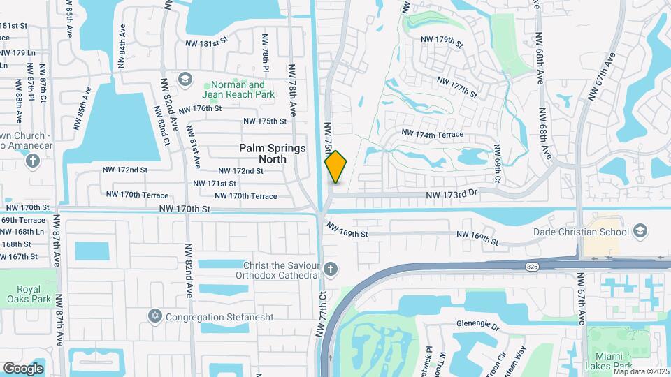 7556 NW 173rd St Map and Location Details
