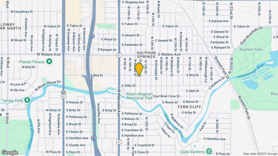 8114 N 11th St Map and Location Details