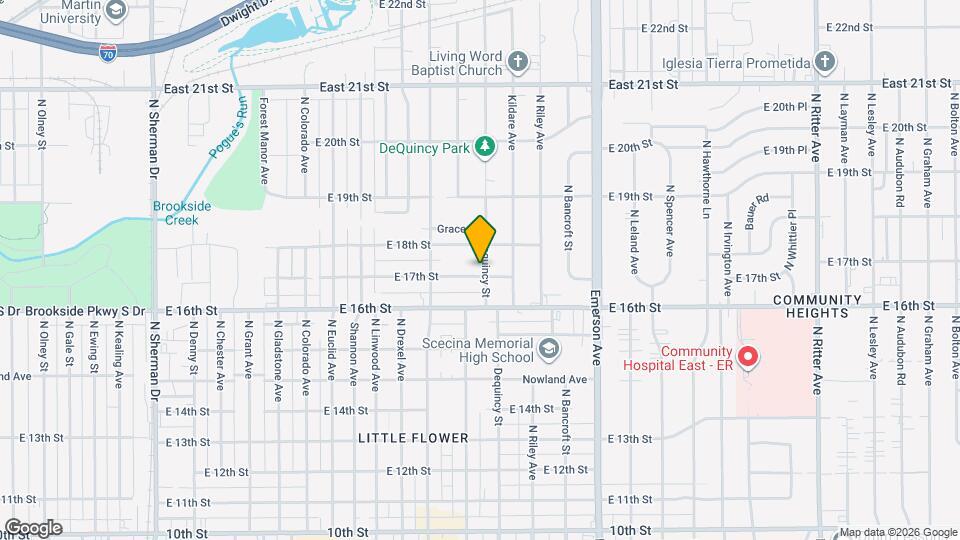 4850 E 17th St Mapa y Detalles de la Ubicación