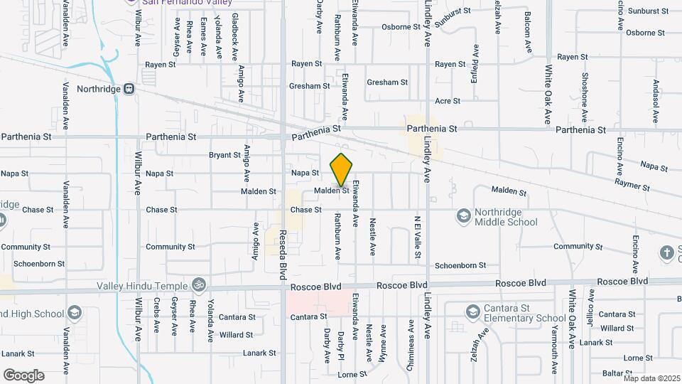 18334 Malden St Mapa y Detalles de la Ubicación