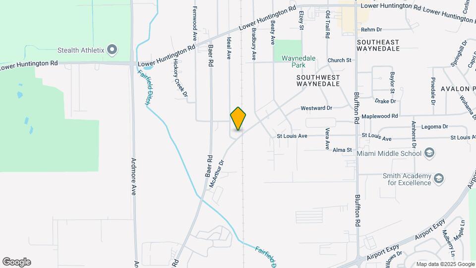Waynedale Village Apartments Map and Location Details
