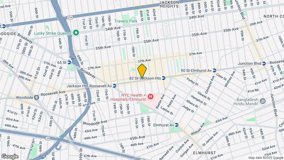 7817 Roosevelt Ave Map and Location Details