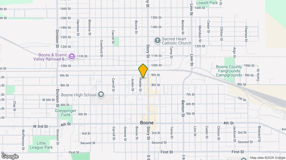 812 Keeler St Mapa y Detalles de la Ubicación