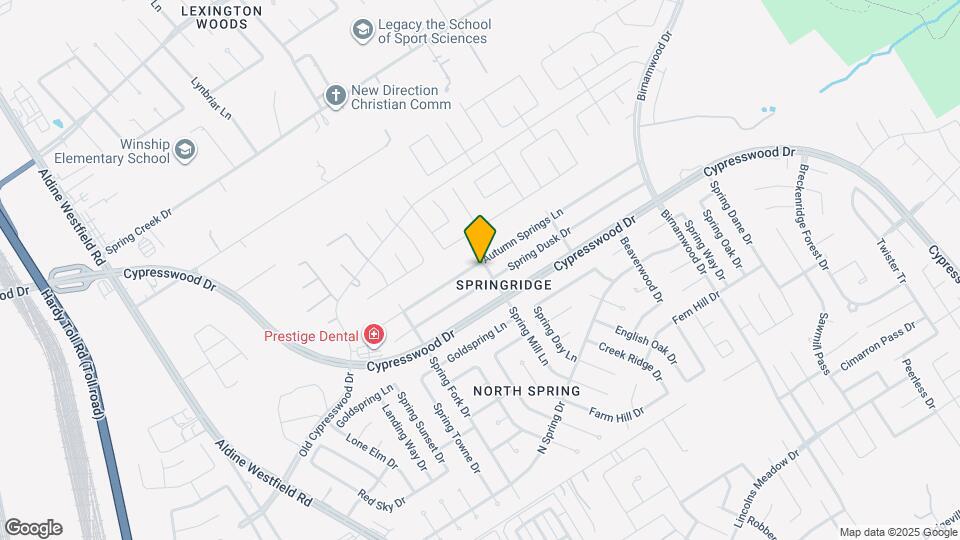 2446 Autumn Springs Ln Map and Location Details