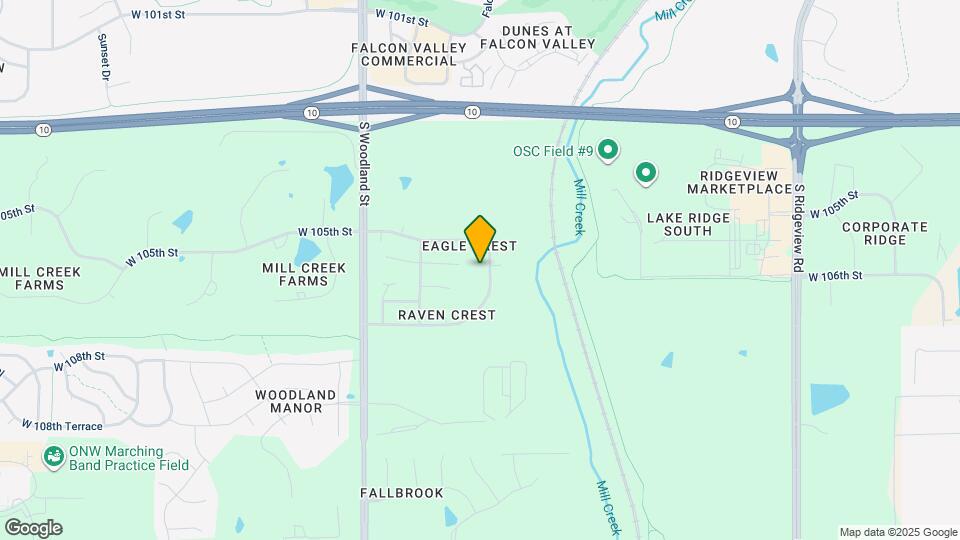 10580 S Millstone Dr Map and Location Details