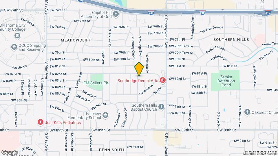 8304 S Youngs Blvd Map and Location Details