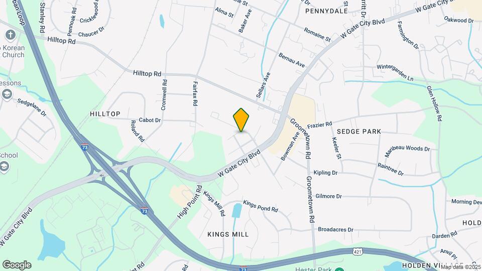 2605 Hilltop Forest Ct Map and Location Details