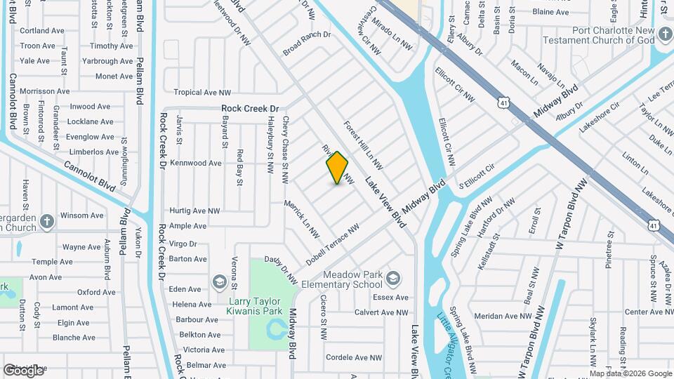 931 Fairfax Terrace NW Map and Location Details