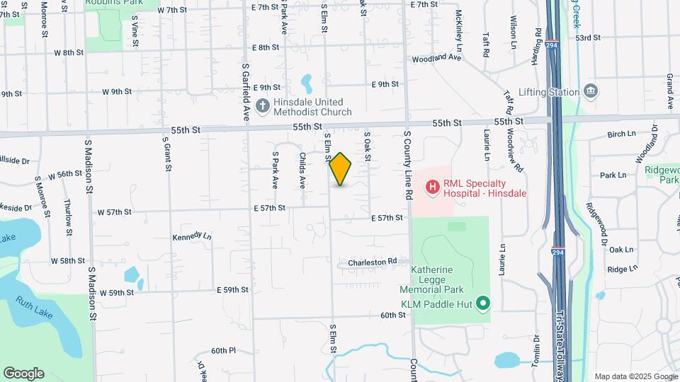 5615 S Elm St Map and Location Details