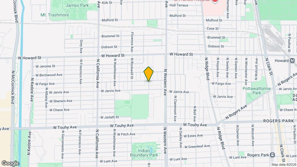 7425 N Campbell Ave Map and Location Details