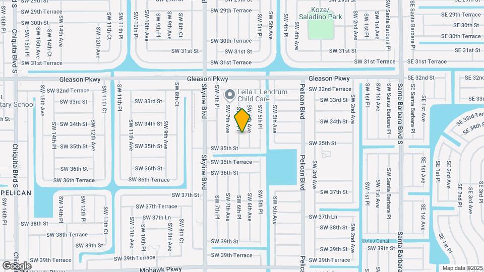 3423 SW 6th Pl Map and Location Details