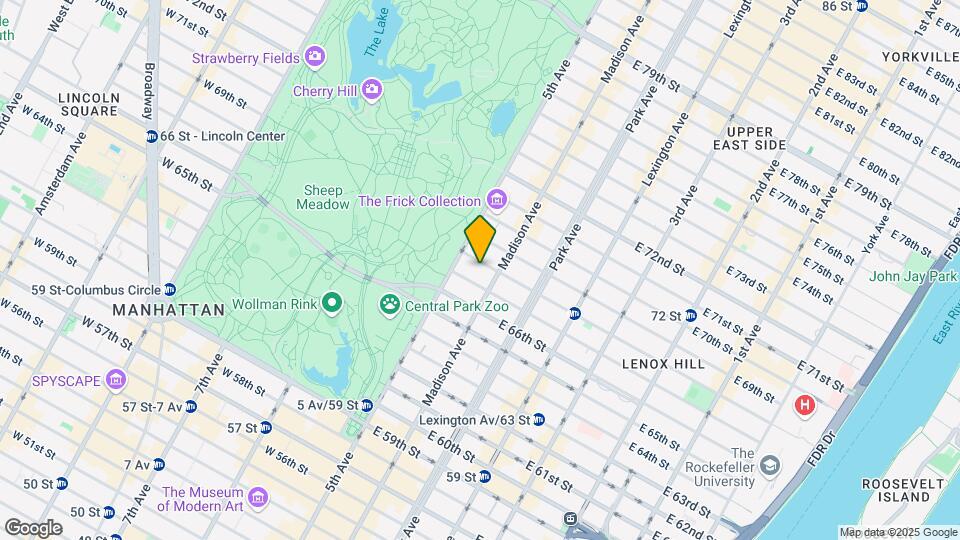 14 E 68th St Map and Location Details