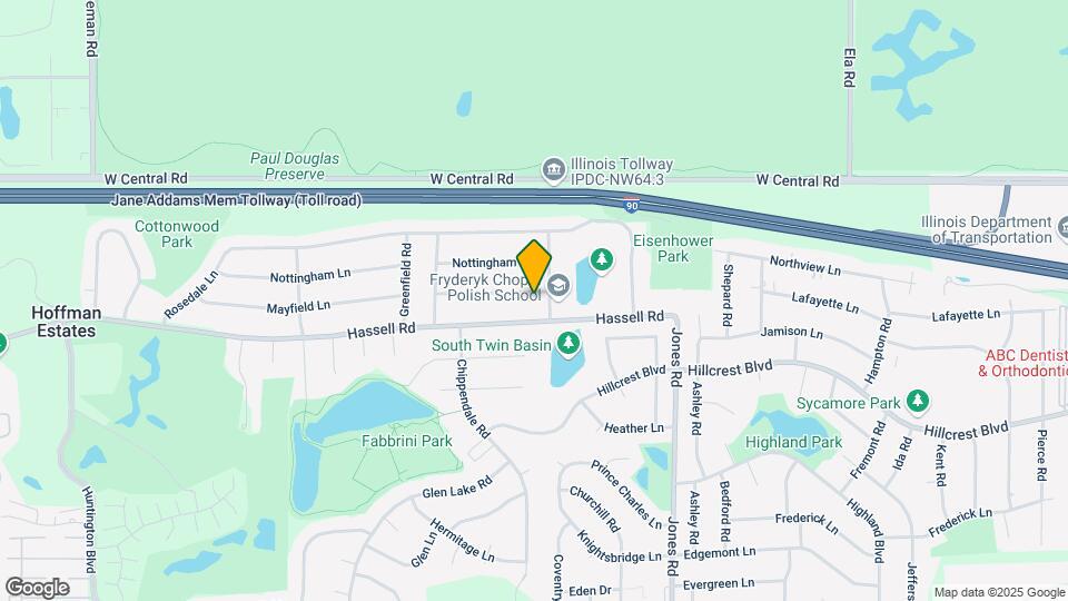1025 Mayfield Ln Map and Location Details