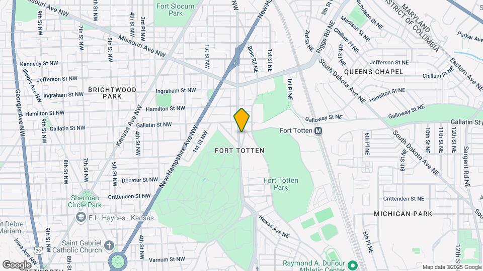 5015 N Capitol St NE, Unit A Map and Location Details