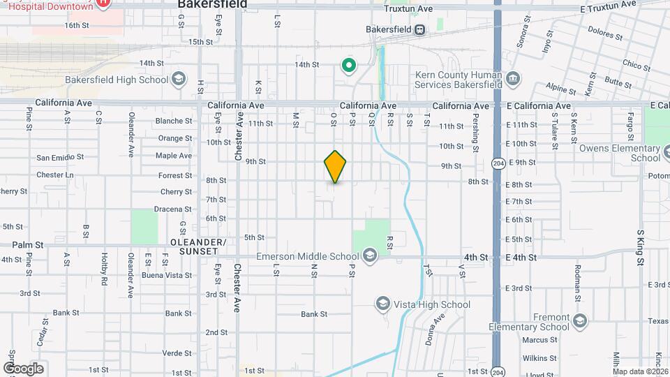 925 8th St Map and Location Details