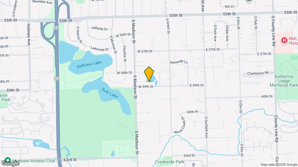 The Hinsdale Map and Location Details