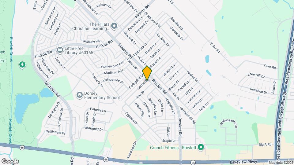 6408 Locust St Map and Location Details