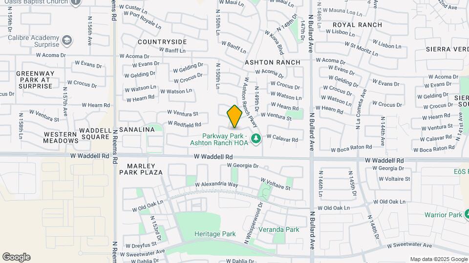 15011 W Redfield Rd Map and Location Details