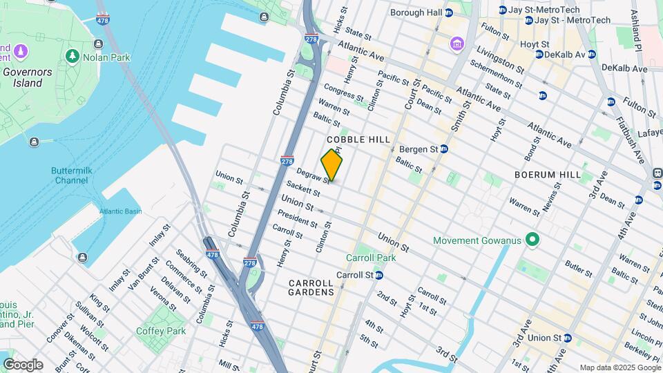 238 Degraw St Mapa y Detalles de la Ubicación