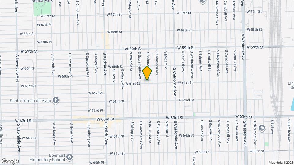 6058 S Richmond St Map and Location Details