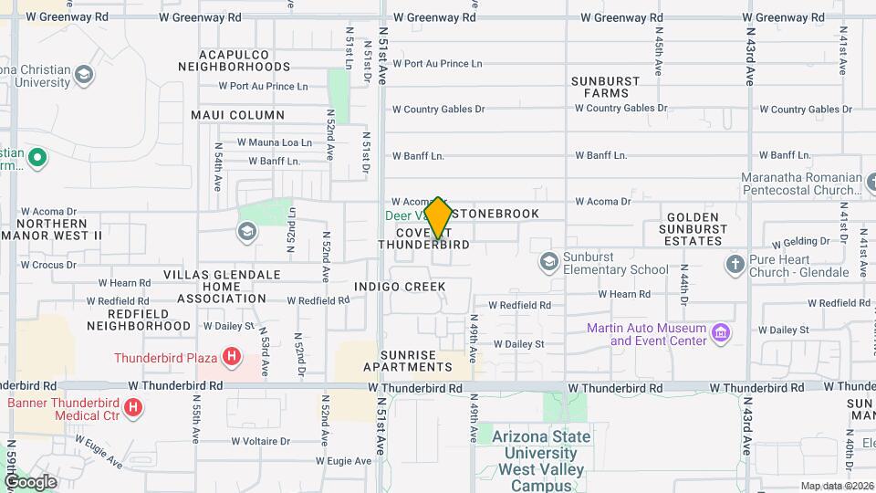 14249 N 50th Ave Map and Location Details