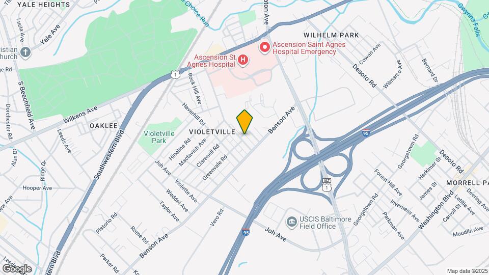 1231 Pine Heights Ave Map and Location Details