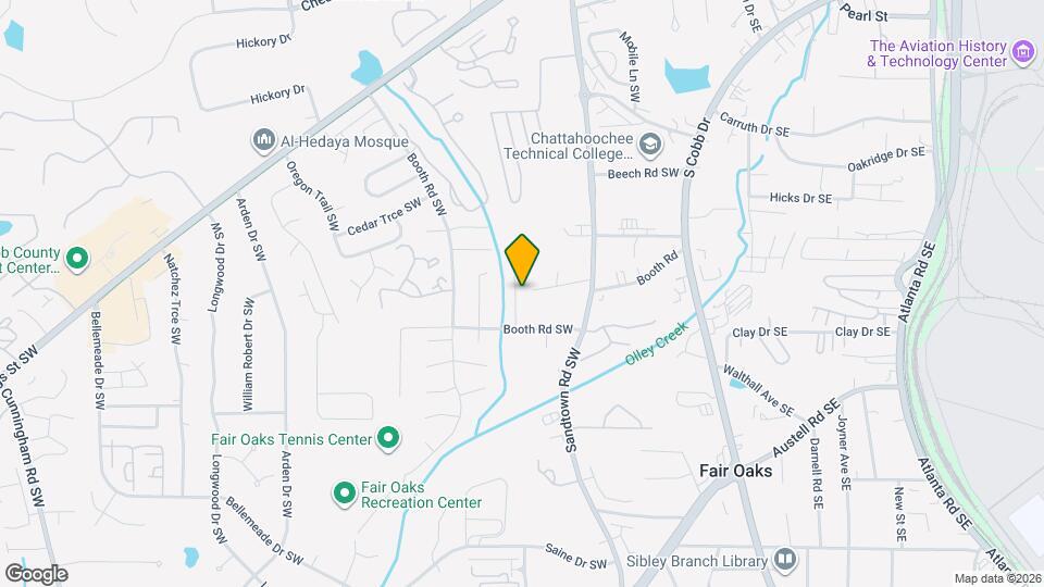 1119 Booth Ct SW Map and Location Details