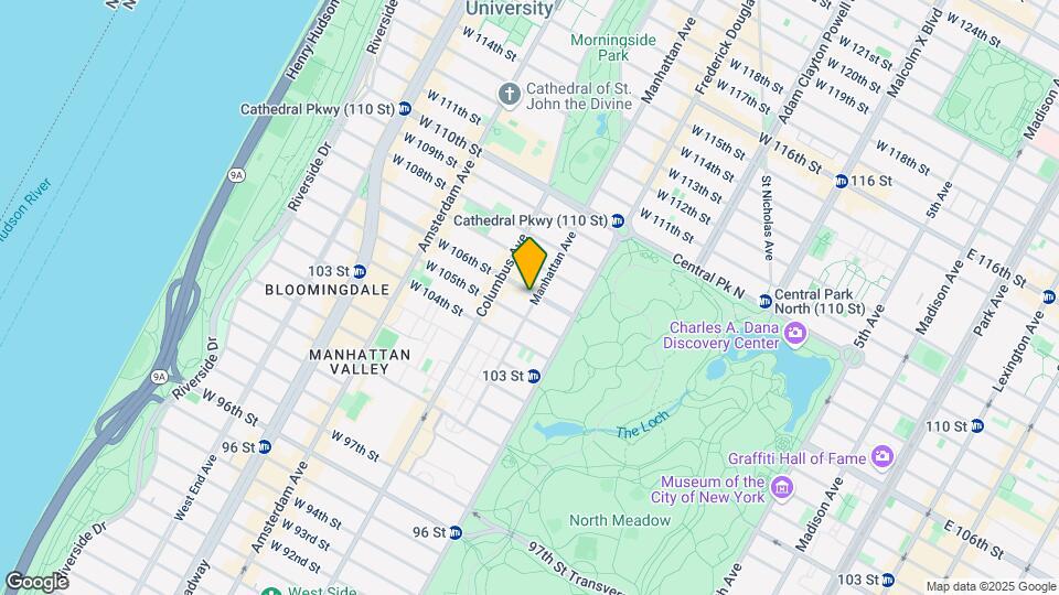 50 W 106th St Map and Location Details