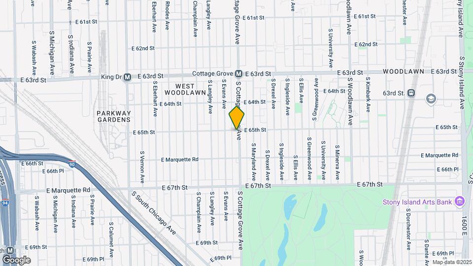 6500-6502 S Cottage Grove Ave Map and Location Details