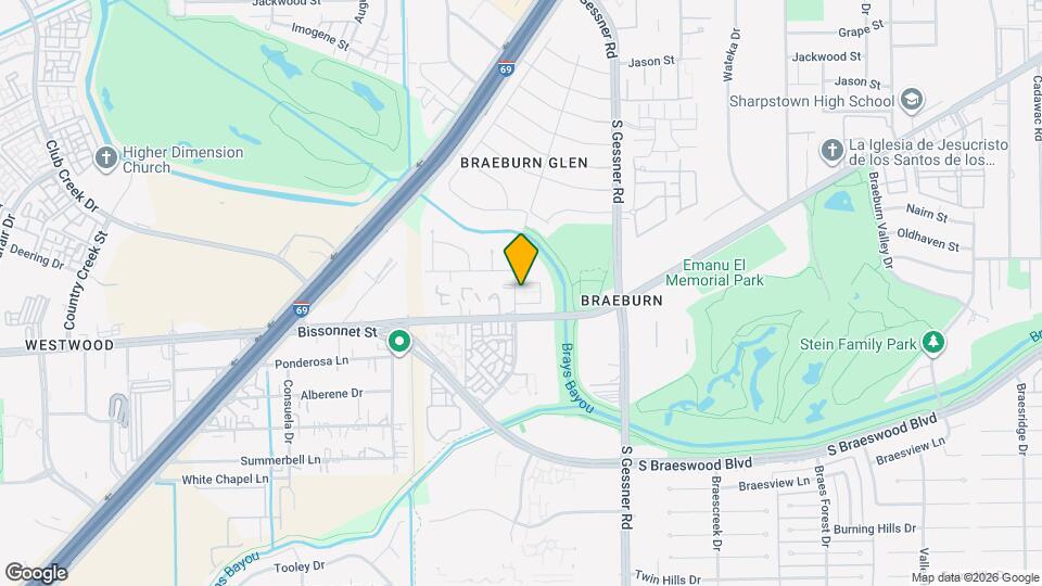 9507 Braeburn Glen Blvd Map and Location Details