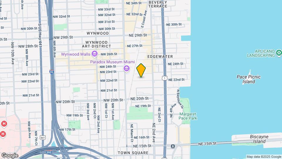 105 NE 22nd St, Unit 4 Map and Location Details