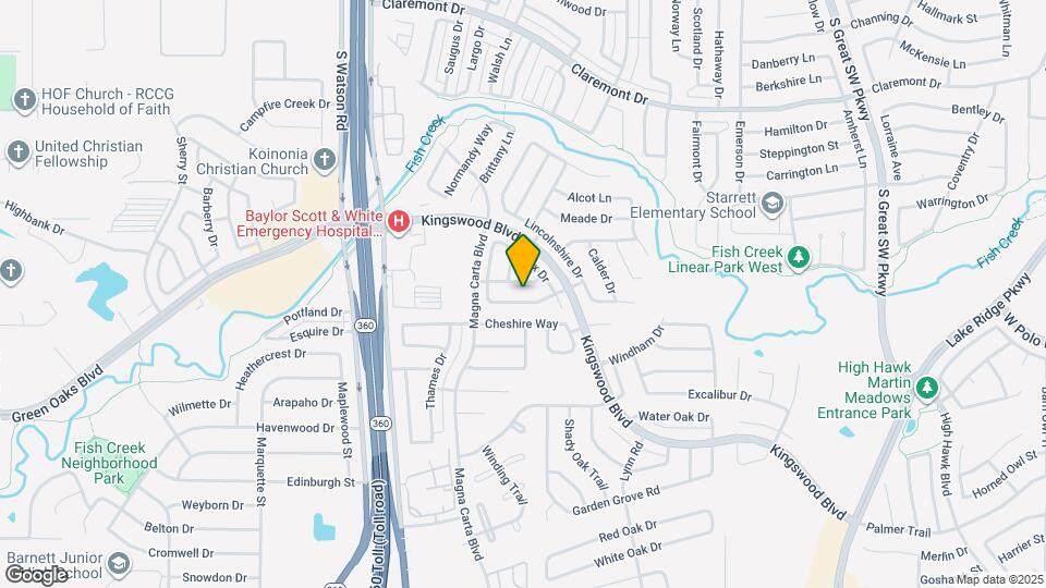 2820 Sommerset Dr Map and Location Details