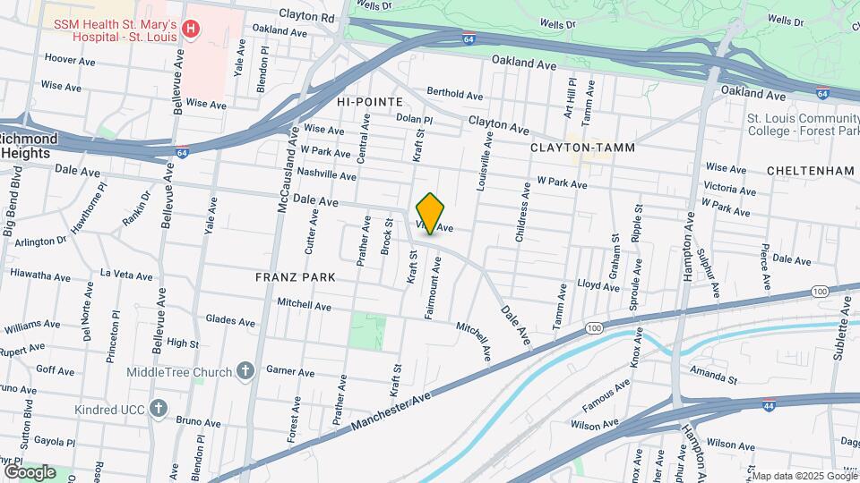 6635 Dale Ave Map and Location Details
