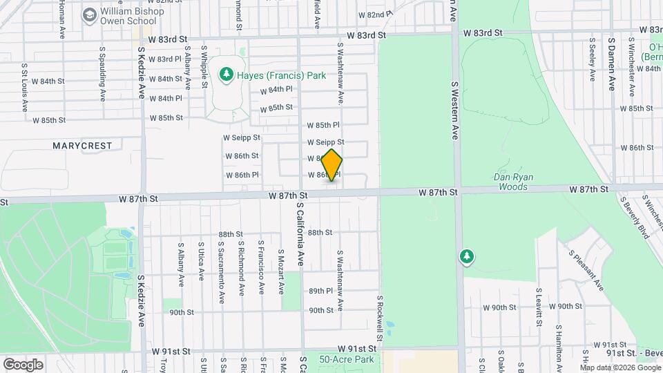 2716 W 87th St Mapa y Detalles de la Ubicación