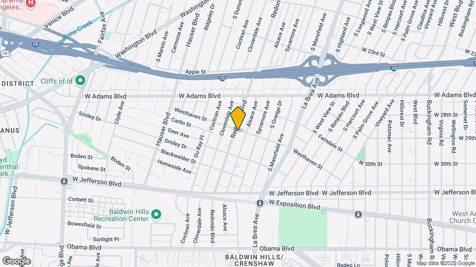 2704 S Redondo Blvd Map and Location Details