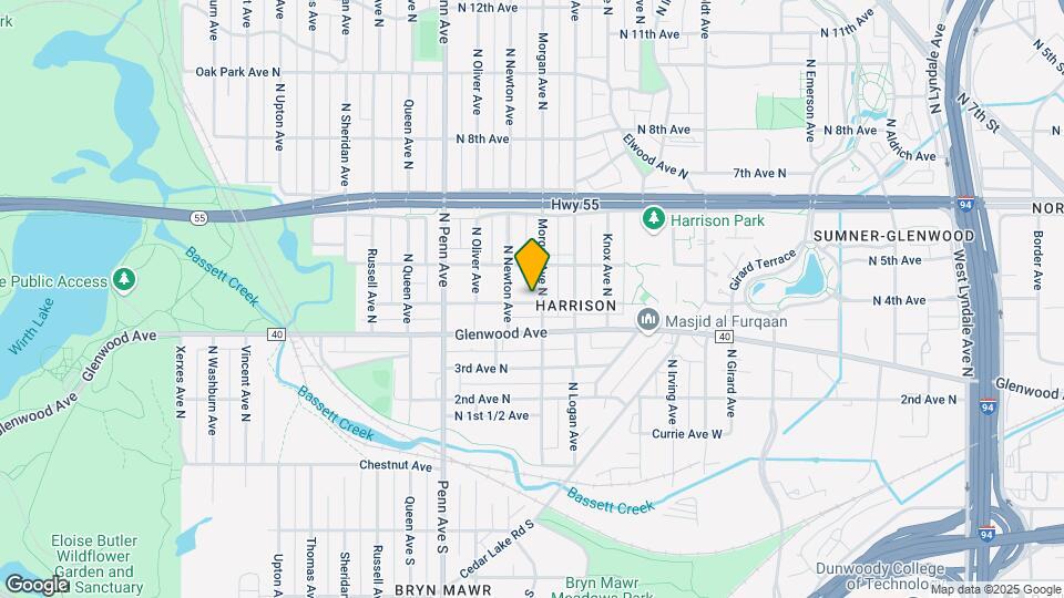 401 Morgan Ave N, Unit Floor 1 Map and Location Details