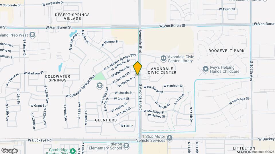 221 S 115th Dr Map and Location Details
