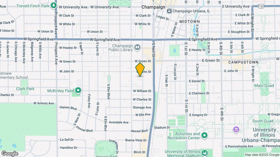 709 S Randolph St Map and Location Details