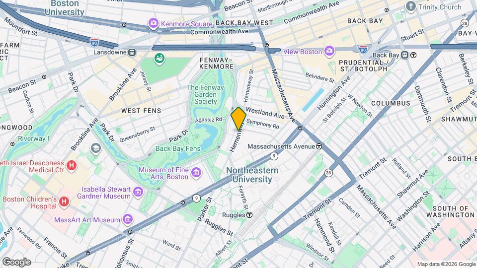 148 Hemenway St, Unit 19 Mapa y Detalles de la Ubicación