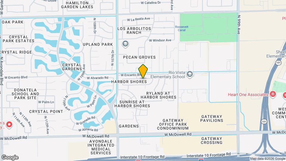 10545 W Alvarado Rd Map and Location Details
